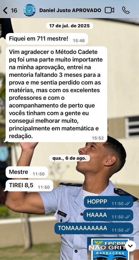 Depoimento Daniel Justo aprovado
