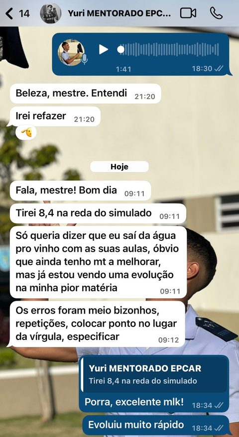 Depoimento WhatsApp